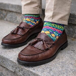 Sebago Men’s Tassel Loafers Size 11 Burgundy Leather USA Made Classic Shoes‎